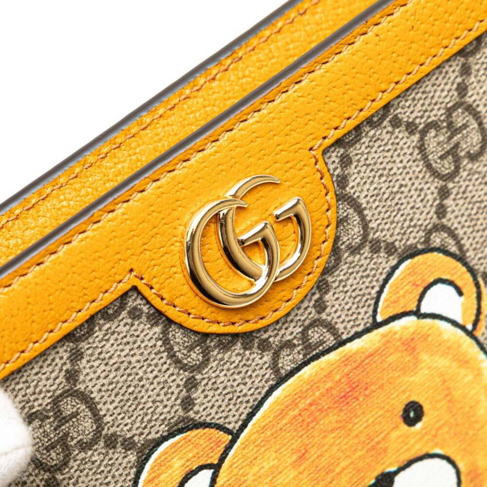 GUCCI Authentic Cream Leather Clutch Bag - Picture 6 of 10